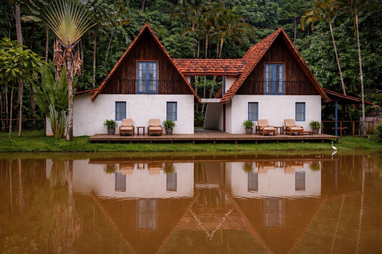 Acomodacoes e chales - area de convivencia